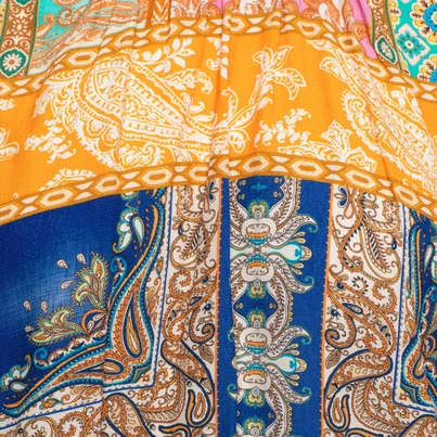 &CO Woman - T-shirt korte mouw - Assorti - Alisa Multi Paisley - Bl375