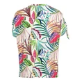 &CO Woman - T-shirt korte mouw - Beige - Viana Multi Leaf - To303