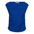 &CO Woman - T-shirt korte mouw - Blauw - Tamma - Ts134