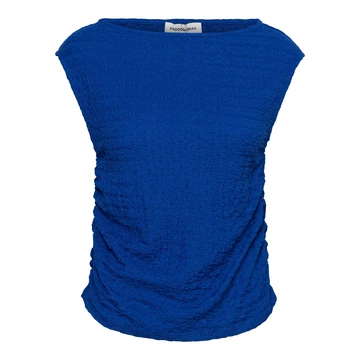 &CO Woman - T-shirt korte mouw - Blauw - Tamma - Ts134