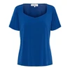 &CO Woman - T-shirt korte mouw - Blauw - Varia - To301