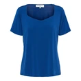 &CO Woman - T-shirt korte mouw - Blauw - Varia - To301