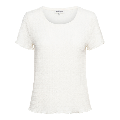 &CO Woman - T-shirt korte mouw - Ecru - Thirza - Ts135