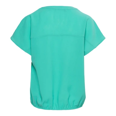 &CO Woman - T-shirt korte mouw - Groen - Nola - Bl371