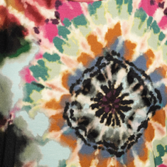 &CO Woman - T-shirt korte mouw - Groen - Vineeta Tie-Dye - To287