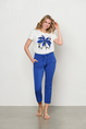 &CO Woman - T-shirt korte mouw - Wit - Samira - Ts269
