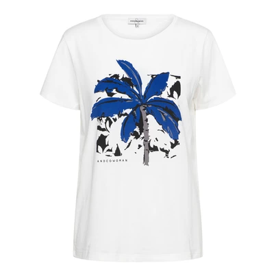 &CO Woman - T-shirt korte mouw - Wit - Samira - Ts269