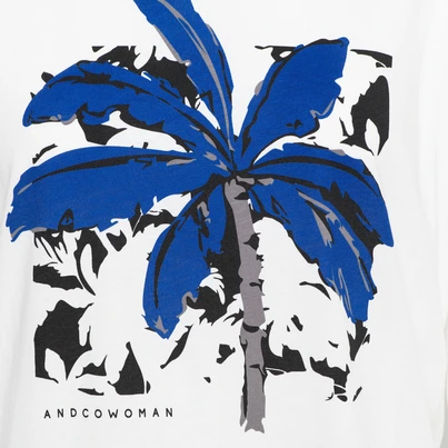 &CO Woman - T-shirt korte mouw - Wit - Samira - Ts269