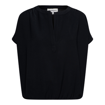 &CO Woman - T-shirt korte mouw - Zwart - Nola