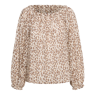 &CO Woman - T-shirt lange mouw - Dierenprint - Acha Animal - Bl370