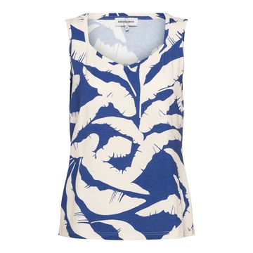 &CO Woman - Tanktop - Blauw - Via Banana Leaf - Sg109