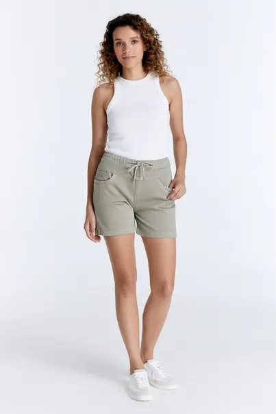 Cup of Joe - Korte broek - Taupe - Alice - jogger short