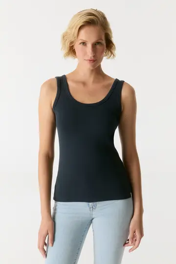 Cup of Joe - Tanktop - Marineblauw - Olivia - regular tanktop