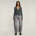 Deep v slim l\s wmn