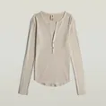 Deep v slim l\s wmn