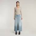 Deep v slim l\s wmn
