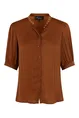 Elvira - Blouse korte mouw - Bruin - Blouse Nella - E2 25-005