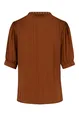 Elvira - Blouse korte mouw - Bruin - Blouse Nella - E2 25-005