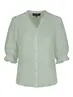 Elvira - Blouse korte mouw - Lichtgroen - Blouse Meave - E3 25-013