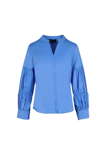 Elvira - Blouse lange mouw - Lichtblauw - Blouse Sophie - E1 25-029