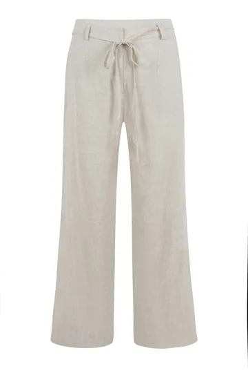 Elvira - Katoenen broek - Beige - Trouser Lynn - e2 25-051