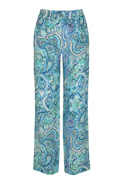 Elvira - Katoenen broek - Blauw - Trouser Elisa - E3 25-020