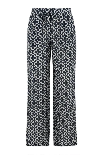 Elvira - Katoenen broek - Bloemenprint - Trouser Suus - e2 25-065