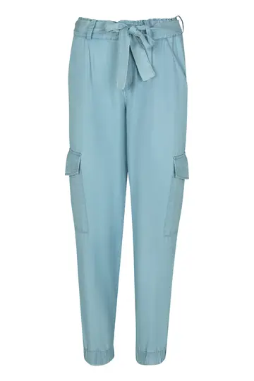 Elvira - Katoenen broek - Lichtblauw - Trouser Robin - E3 25-026