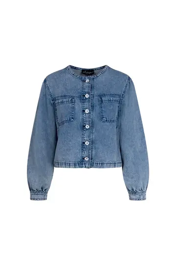 Elvira - Spijkerjas - Lichte Denim - Jacket Noor 323 - E1 25-030