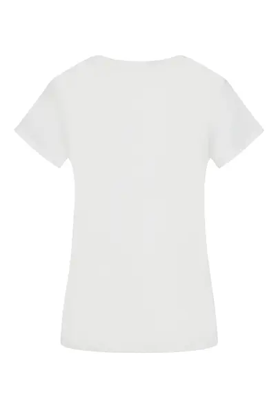 Elvira - T-shirt korte mouw - Ecru - T-shirt Essential - e2 25-057