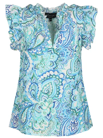 Elvira - T-shirt korte mouw - Lichtblauw - Top Elisa - E3 25-017