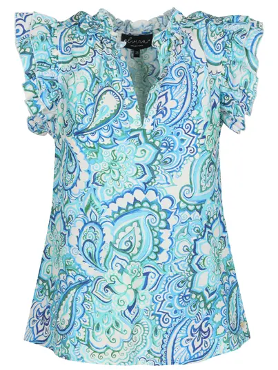 Elvira - T-shirt korte mouw - Lichtblauw - Top Elisa - E3 25-017
