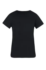 Elvira - T-shirt korte mouw - Zwart - T-shirt Essential - e2 25-057