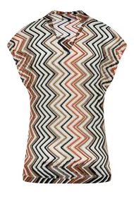 Elvira - Trendy T-shirt korte mouw - Assorti - Top Lize - e2 25-004