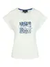 Elvira - Trendy T-shirt korte mouw - Ecru - T-shirt Elisa - E3 25-022