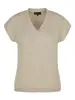 Elvira - Trendy T-shirt korte mouw - Goud - Top Noelle - E3 25-033