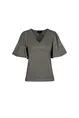 Elvira - Trendy T-shirt korte mouw - Lichtgroen - Top Millie