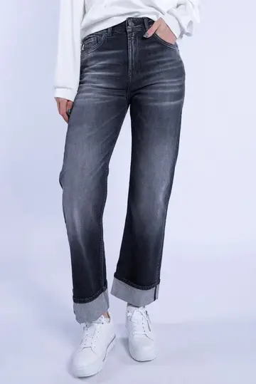 Etiquett - Jeans - Zwarte denim - Vienna