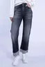 Etiquett - Vienna - 5-pocket jeans - Zwarte denim