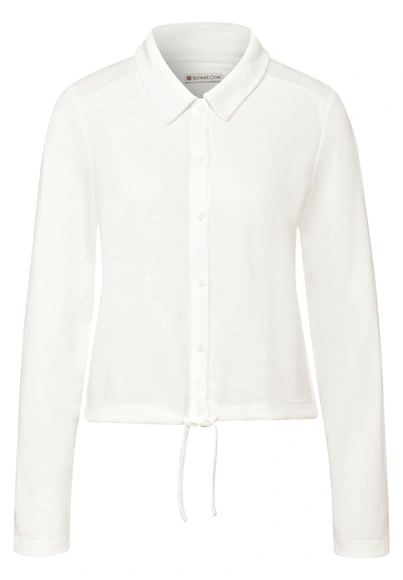 Fake linen short jacket