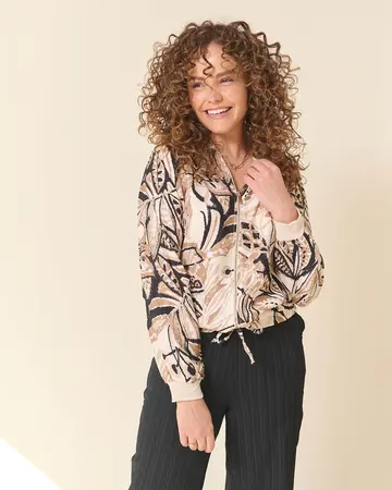 Fos Amsterdam - Damesjas - Beige - Bambi-Koord - 7384