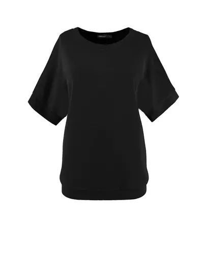 Fos Amsterdam - T-shirt korte mouw - Zwart - Jet Uni - 7342