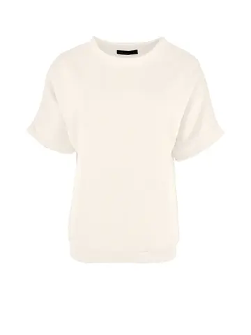 Fos Amsterdam - Trendy T-shirt korte mouw - Ecru - Trudie Uni - 6061