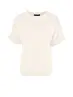 Fos Amsterdam - Trendy T-shirt korte mouw - Ecru - Trudie Uni - 6061