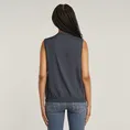 G-Star Raw - Gilet - Petrol - Stand up collar top s\l wmn - D24453-D923