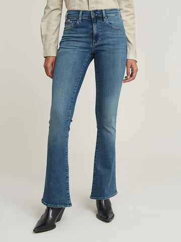 G-star Raw - Jeans - Vintage Denim - 3301 Flare Wmn - D21290-D987-H280