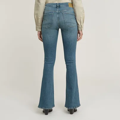 G-star Raw - Jeans - Vintage Denim - 3301 Flare Wmn - D21290-D987-H280