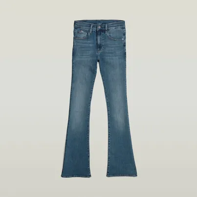G-star Raw - Jeans - Vintage Denim - 3301 Flare Wmn - D21290-D987-H280
