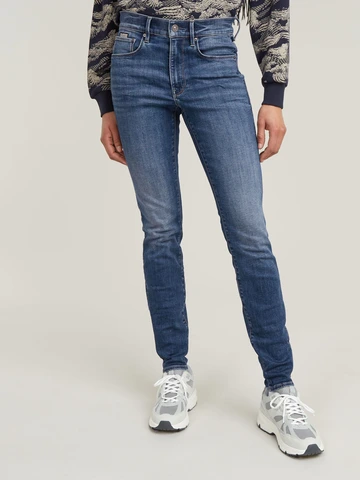 G-star Raw - Jeans - Zwarte denim - 3301 Skinny Wmn - D05175-A634-C239