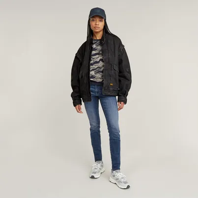 G-star Raw - Jeans - Zwarte denim - 3301 Skinny Wmn - D05175-A634-C239